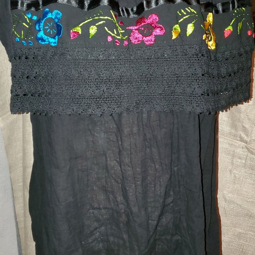 Beautiful Embroidered Off shoulder shirt